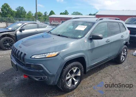 2014 Jeep Cherokee Trailhawk из США, поврежденный, VIN 1C4PJMBS4EW236950
